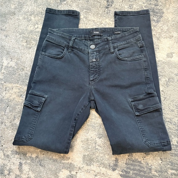 Closed Robyn Cargo Skinny Jeans, SZ 25, Indigo Dark Blue. - Picture 3 of 7
